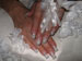 pose d'ongles acrylique mariage