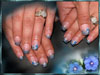 pose d'ongles déco acrylique fantaisie