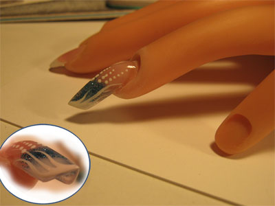  pose d'ongles déco acrylique avancée