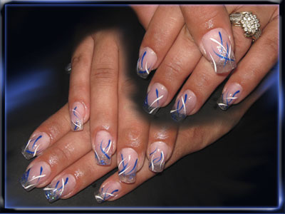 pose d'ongles  déco acrylique Intermédiaire